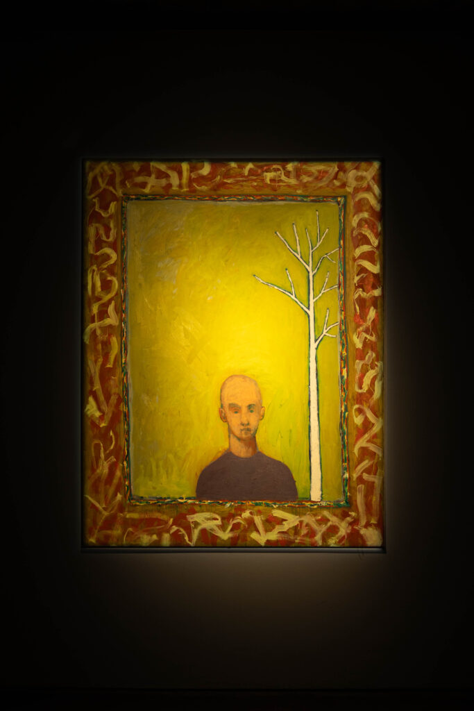 20250312_1 Alexander Graf von Schlieffen, Untitled, 1987, oil on canvas, 200x155cm.
Photo: Installation view by Jiani Yu © The Feuerle Collection